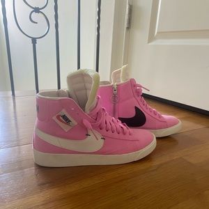 Pink Nike Blazers